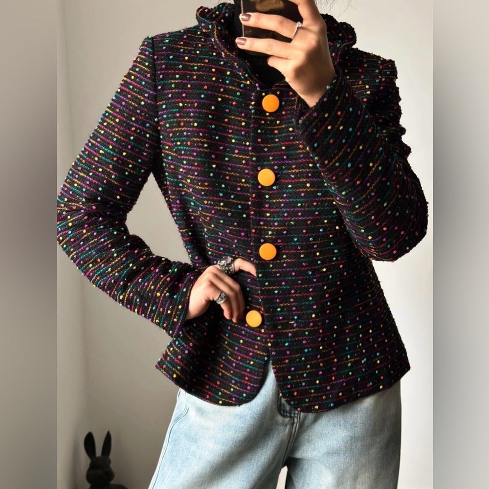Colorful Polka Dot Women's Jacket